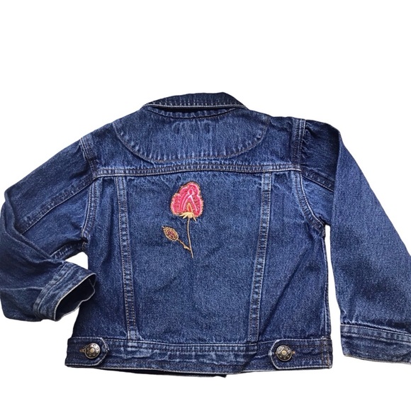 Jean Jacket with Floral Beading & Embroidery - Picture 5 of 5